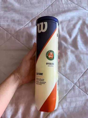 Wilson pack com 4 Bolas de Tênis Roland Garros Clay Court