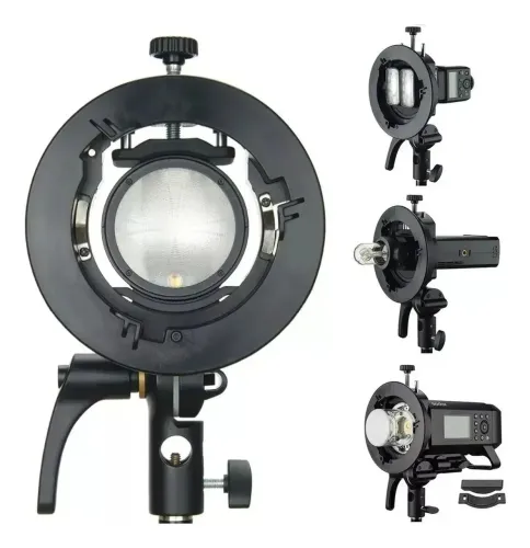 Suporte Dedicado Flash Godox S2 Speedlite S-type Bowens