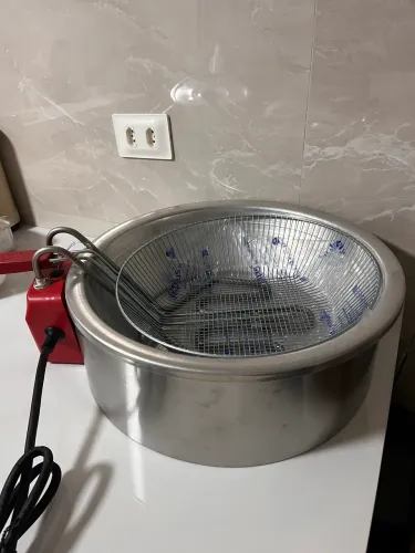 Fritadeira industrial elétrica Progás PR-70 E 7L aço inoxidável 220V
