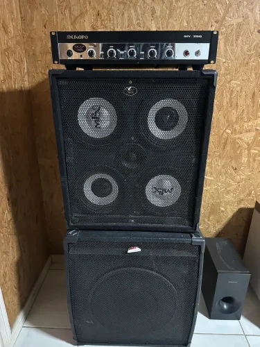 Cabeçote meteoro MW 250 + caixas 4x10  / 1x15 
