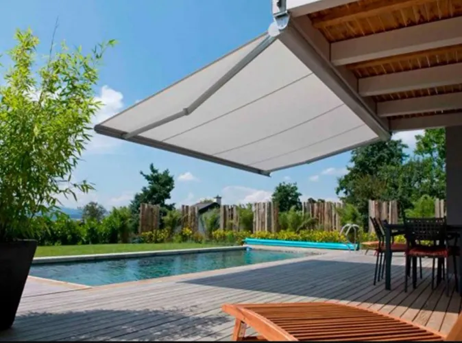 TOLDO ARTICULADO DE 3,80m X 2,00m SEM A LONA