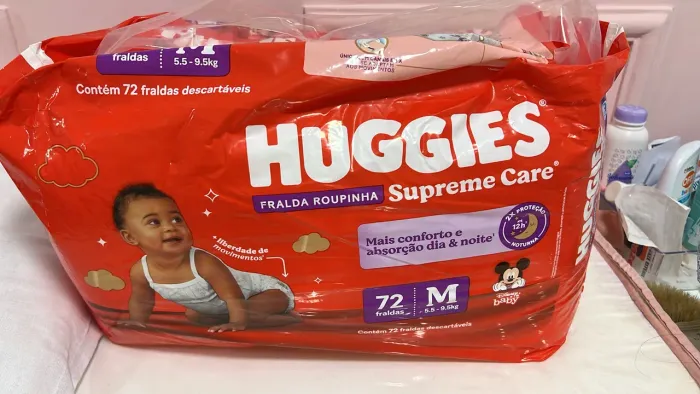 Fraldas lacradas, minha bebê está gordinha e não cabe mais 