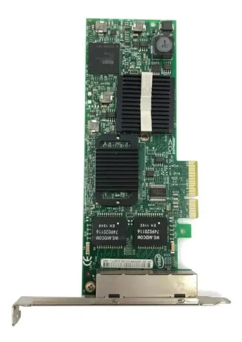 Placa de Rede Intel 4x Porta RJ45 Gigabit CPU D42543 B 0HM9JY PCI Express X4 Servidor Dell