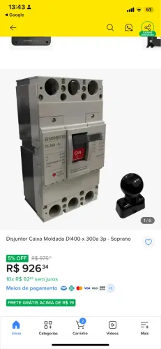 2 Disjuntor DL400-x