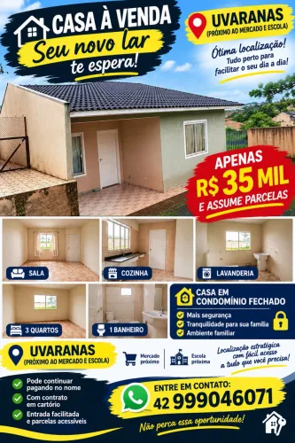 Vendo casa para assumir financiamento 