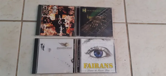 Cds Bandas de Rock Fairans Núcleo Sul Hexafonicos