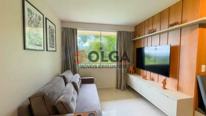 Apartamento mobiliado com 1 quarto condomínio com vista privilegiada à venda, Chã Grande/P