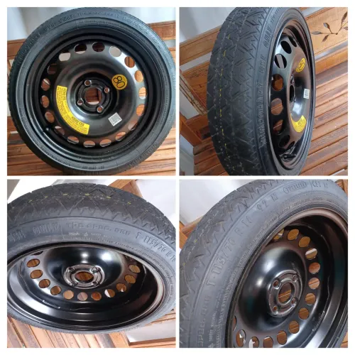 RODA SOBRESSALENTE TEMPORÁRIA COM PNEU ZERO KM. ORIGINAL COBALT ELITE