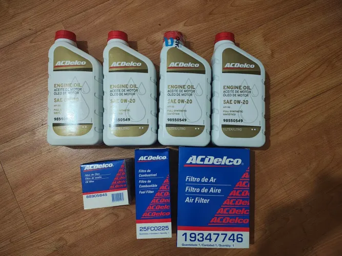Kit revisão: óleo, filtro de ar, óleo e combustivel celta, prisma, Onix, Cobalt, spin