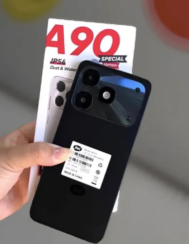 Telefone Lançamento ITEL A90 - 256GB/4RAM -- Preto + Entrega Grátis