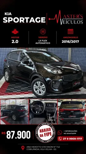 Kia Motors Sportage LX 2.0 16v/ 2.0 16V Flex Aut. 2017