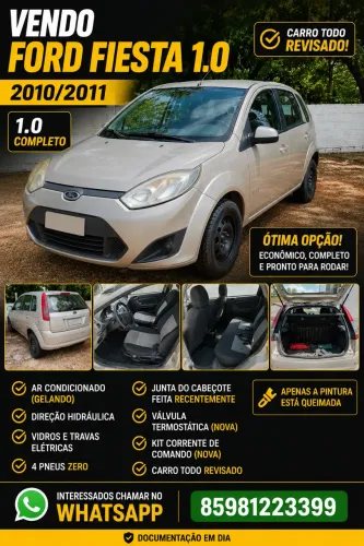Ford Fiesta 1.0 8V Flex/class 1.0 8V Flex 5P 2011