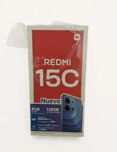 Cel Redmi 15C(azul, lacrado) 128gb/8gb memória ram