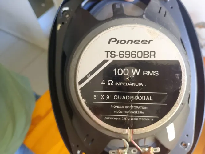 4alto falantes Pioneer 6x9/100wrms cada