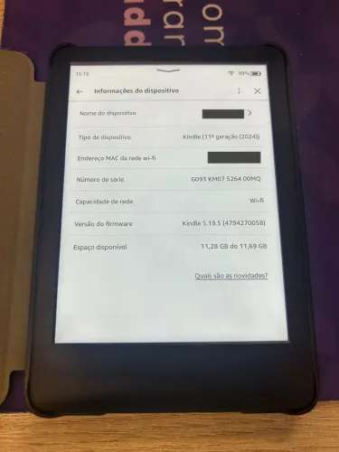 Kindle 11ª geração - 16gb
