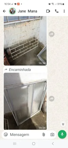 Janela com o pega ladrão ,1m por 1,16