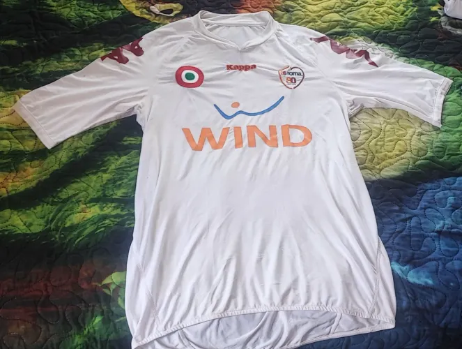 Camisa Roma Comemorativa 80 Anos 2007/2008 Original de Época