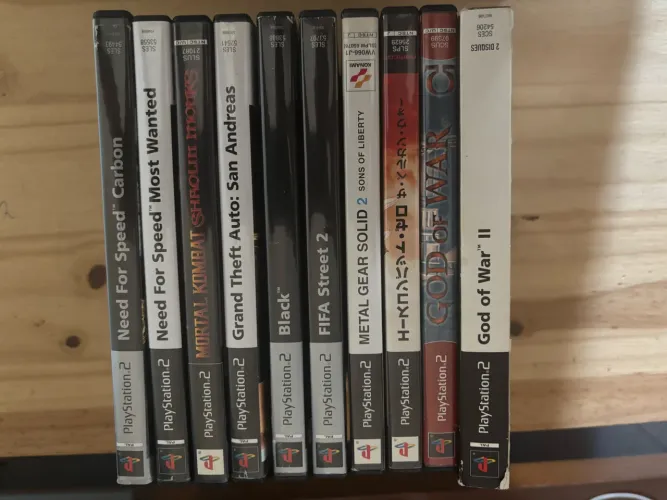 Lote coleção ps2 slim, tv tela plana 32, 10 jogos originais ps2