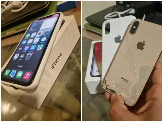 Iphone xs na caixa Aceito cartões