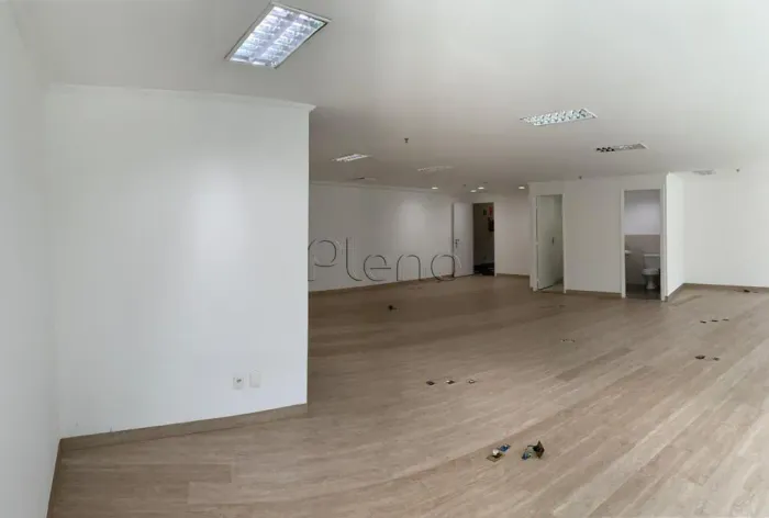 Sala para alugar em Campinas, com 1 quarto, com 100 m², Condomínio Edifício Hannover Tower