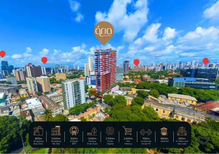 APARTAMENTO NA BOA VISTA - 800m DO SHOPPING - ENTRADA FACILITADA