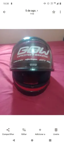 Vendo capacete automático novo, viseira perfeita