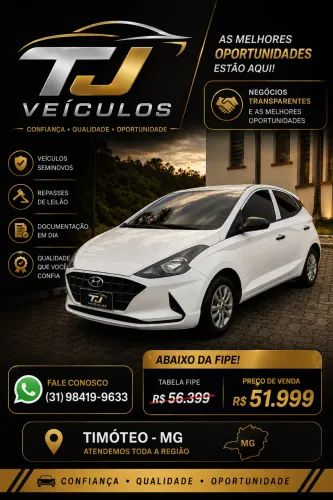 Hyundai HB20 Sense 1.0 Flex 12V MEC 2021