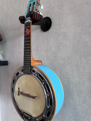 Banjo Rozini Color Eletrificado Passivo Azul Verniz 