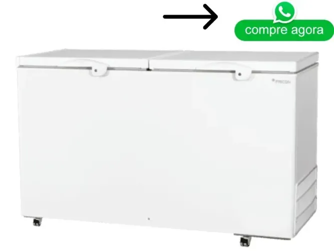 Freezer 2 Tampas Horizontal Fricon Novo