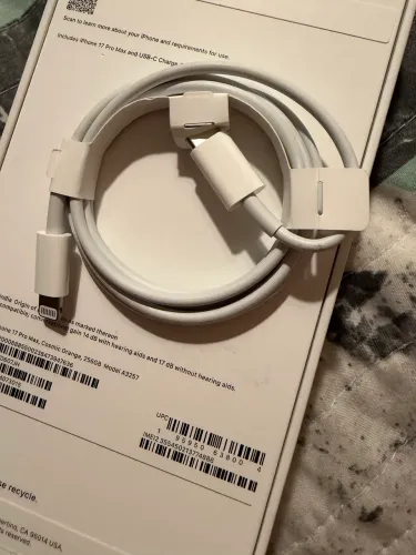 Cabo Apple Lightning para USB-C 1 metro original