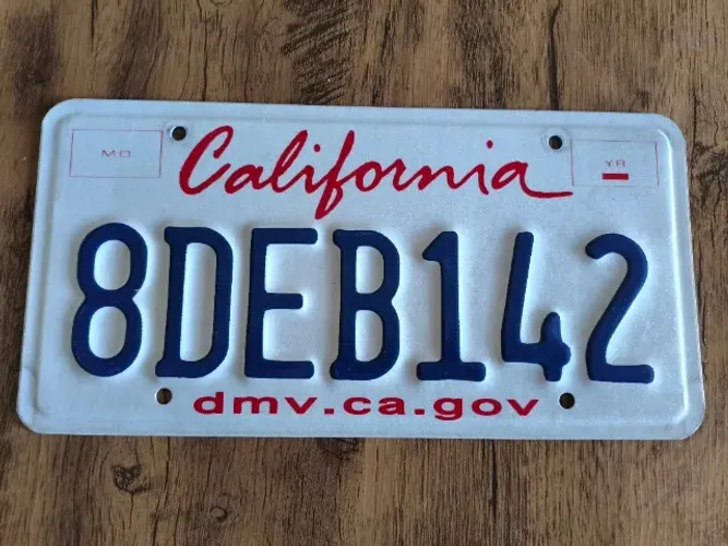 Placa original para decoração California