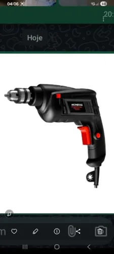 Vendo essa furadeira de impacto marca mondial, 110×120 produto novo