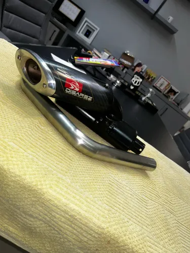 Escapamento Disarsz CB300f com dB killer(abafador).