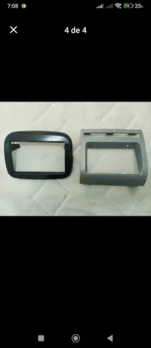 Moldura 2 Din Mobi / Pálio / Siena /  Idea <br><br>R$ 45 cada<br><br>