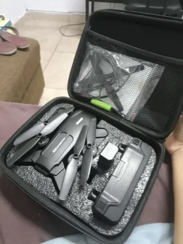 Drone Dobrável com Câmera + Maleta