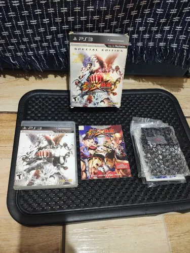 Street Fighter X Tekken PS3 - Special Edition com livreto e miniatura Arcade
