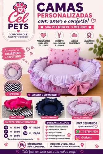 Camas para cachorro e gato