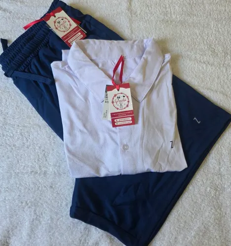 Conjunto Bermuda E Camisa Polo Esportiva