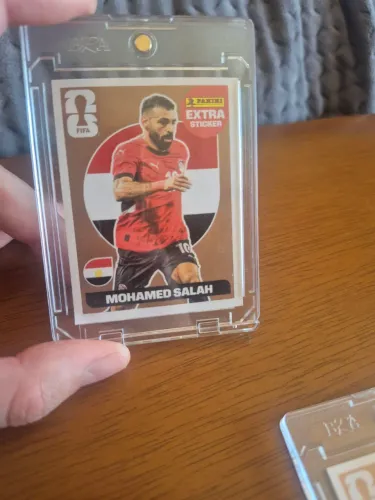 Figurinha Extra Sticker Mohamed Salah Bronze 2026
