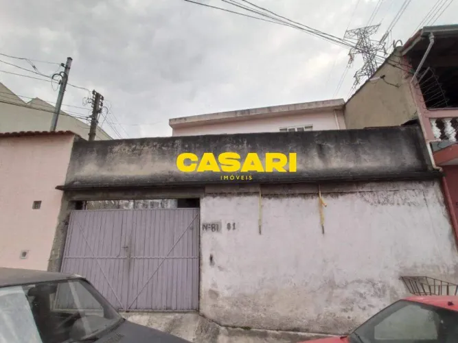 Terreno de 250 m² com 3 Casas para Reforma na Vila Vivaldi São Bernardo do Campo