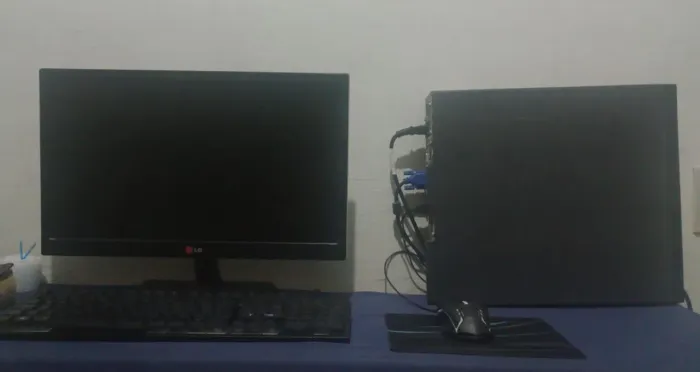 Computador Completo (Pc, monitor, teclado, mouse e mouse pad)