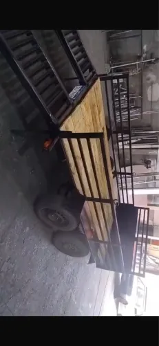 Carretinha reboque para mini escavadeira