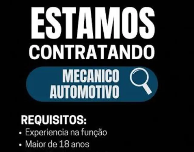 Vaga mecânico automotivo