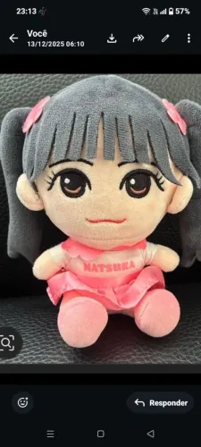 Linda boneca fofa de idol importado do Japan 13cm