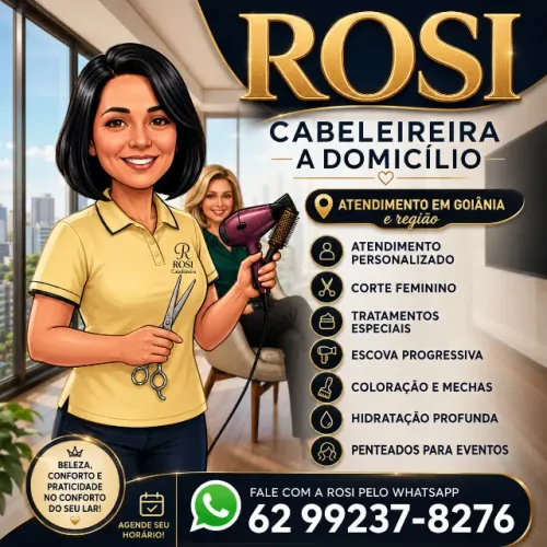 Cabeleireira a Domicílio | Cortes e Tratamentos | Preparo para Eventos