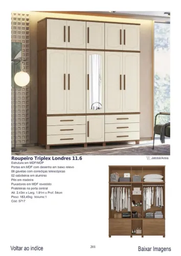 Roupeiro Triplex Londres