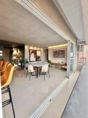 Apartamento padrão à Venda, 3 suítes, mobiliado, 99 m², Setor Pedro Ludovico, Goiânia, GO.