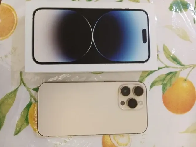 iPhone 14 Pro Max 128G dourado