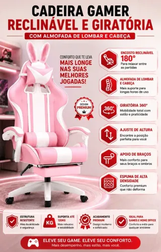 Cadeira Gamer Novas.