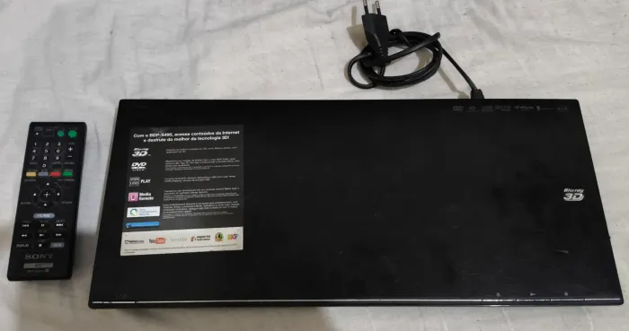 Reprodutor/Player Blu-ray 3D Sony BDP-S490